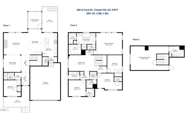 245 N Crest Drive, Chapel Hill, NC 27517