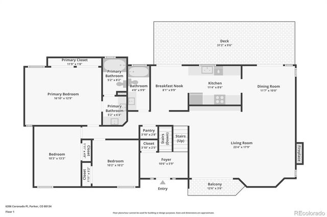 6206 Coronado Place, Parker, CO 80134