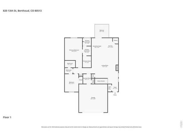 820 13th St, Berthoud, CO 80513