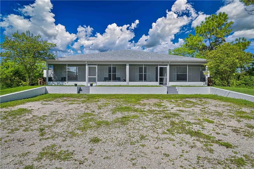 200 & 202 Homer AVE S, LEHIGH ACRES, FL 33973 — exterior
