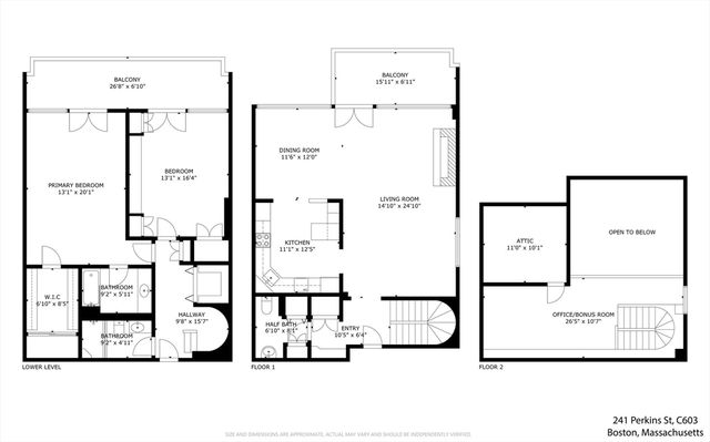 241 Perkins C603, Boston, MA 02130