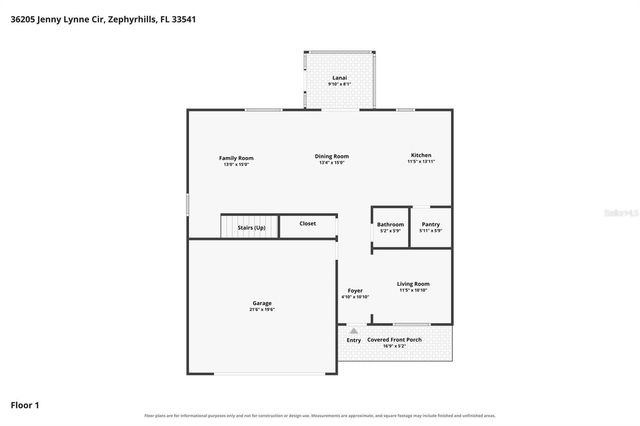 36205 JENNY LYNNE CIRCLE, Zephyrhills, FL 33541