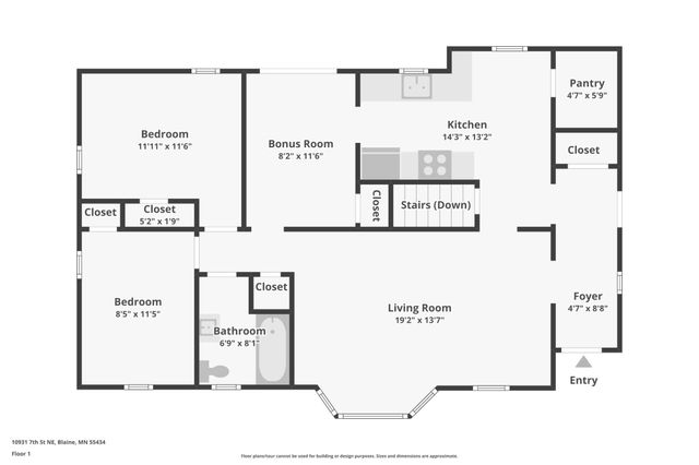 10931 7th Street NE, Blaine, MN 55434