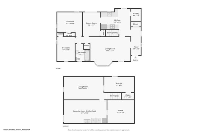 10931 7th Street NE, Blaine, MN 55434