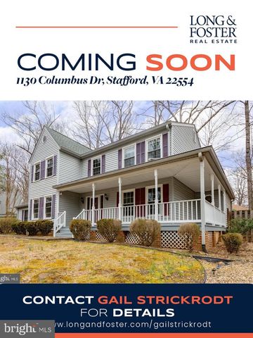 1130 COLUMBUS DR, Stafford, VA 22554