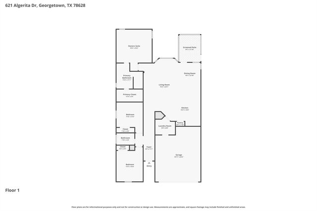 621 Algerita DR, Georgetown, TX 78628