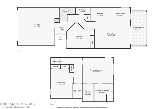 214 Channel Court 1-23, Rockledge, FL 32955