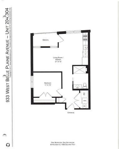 933 W Belle Plaine Avenue 204, Chicago, IL 60613