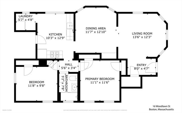 16 Woodlawn St 1, Boston, MA 02130