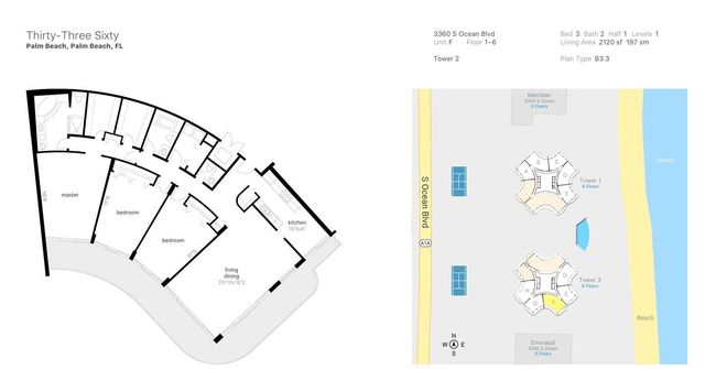 3360 S Ocean Boulevard 5fii, Palm Beach, FL 33480