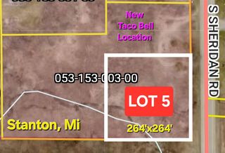 V/L Lot 5 S State Street, Stanton, MI 48888