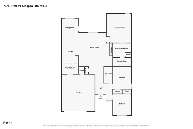 757 E 139th Place, Glenpool, OK 74033