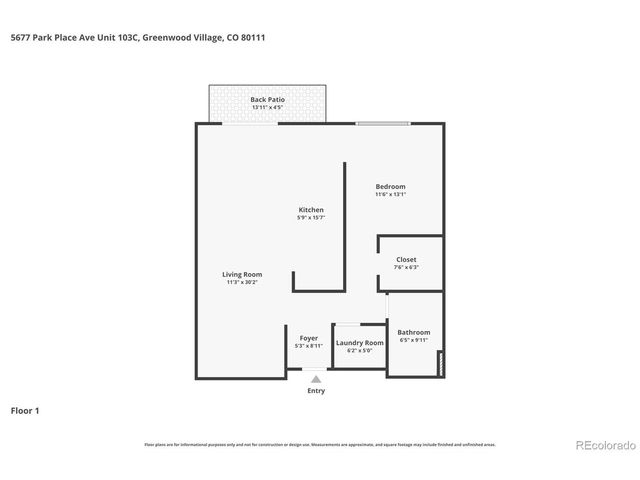 5677 S Park Pl C-C103, Greenwood Village, CO 80111