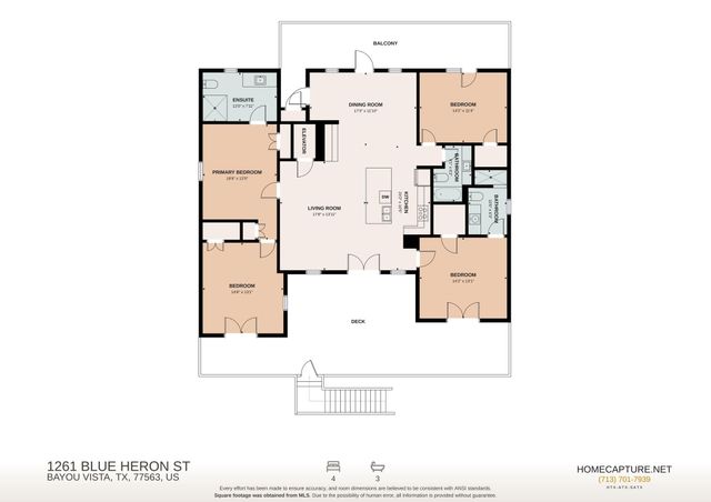 1264 Blue Heron Street, Hitchcock, TX 77563