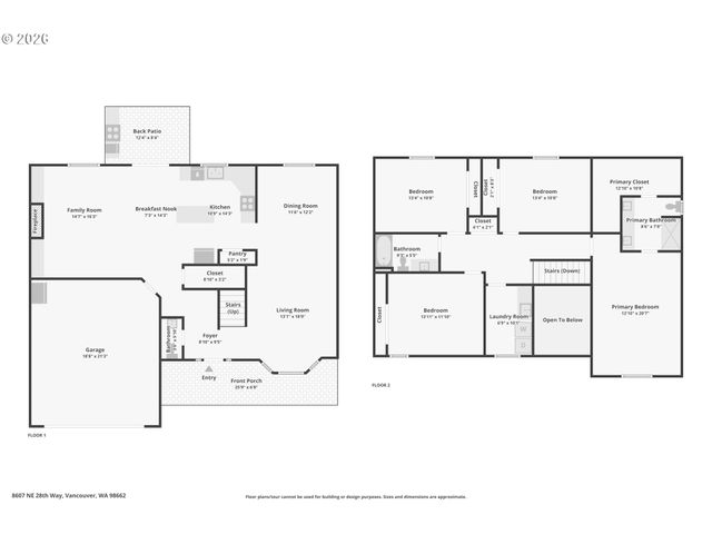 8607 Ne 28TH Way, Vancouver, WA 98662