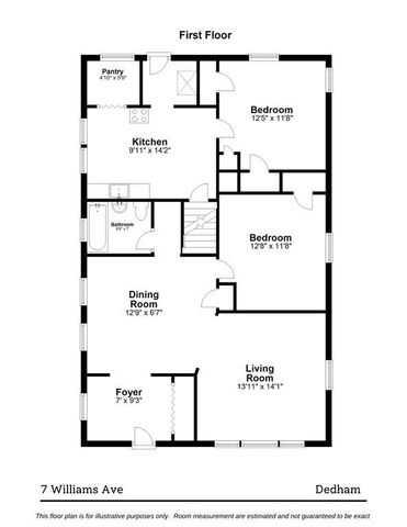 7 Williams Ave, Dedham, MA 02026