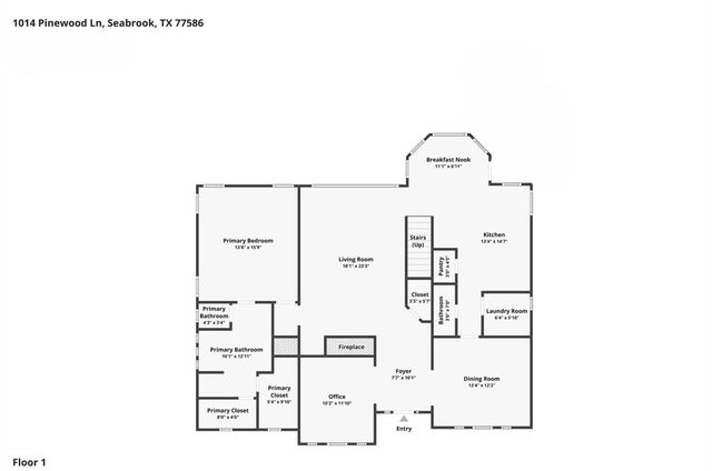1014 Pinewood Lane, Seabrook, TX 77586