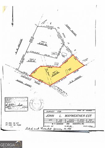 1 PARKER DRIVE Parker Drive, Statham, GA 30666