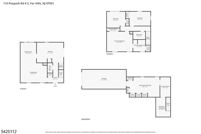 112 Peapack Road unit 2, Far Hills Boro, NJ 07931