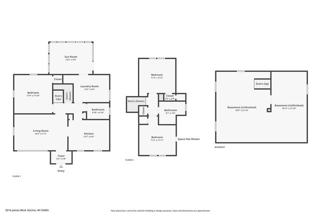 2514 James BOULEVARD, Racine, WI 53403