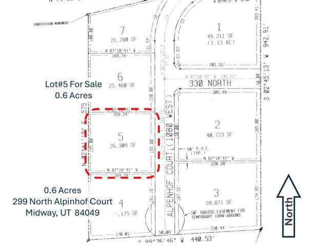 299 N ALPINHOF CT # 5, Midway, UT 84049