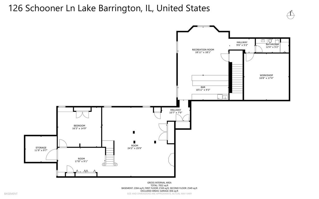 Image 52 of property listing at 126 Schooner Lane, Lake Barrington, IL 60010
