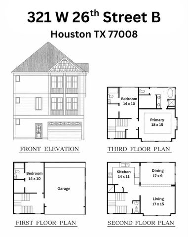 321 W 26th Street B, Houston, TX 77008
