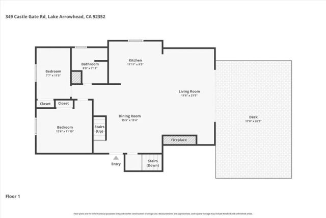 349 Castle Gate, Lake Arrowhead, CA 92352