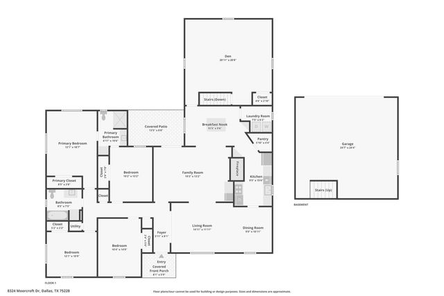 8324 Moorcroft Drive, Dallas, TX 75228