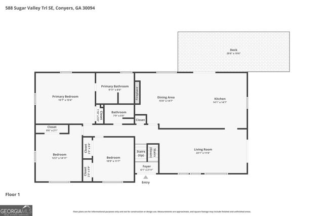 588 Sugar Valley Trail SE, Conyers, GA 30094