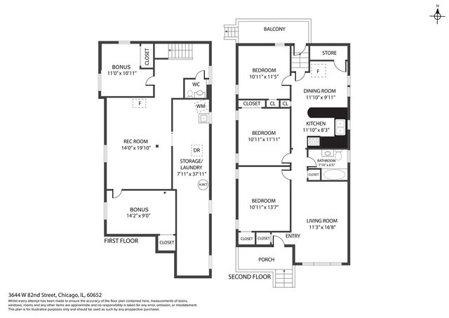 3644 W 82nd Street, Chicago, IL 60652