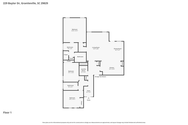 229 Baylor Drive, Graniteville, SC 29829