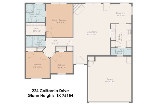 224 California Drive, Glenn Heights, TX 75154