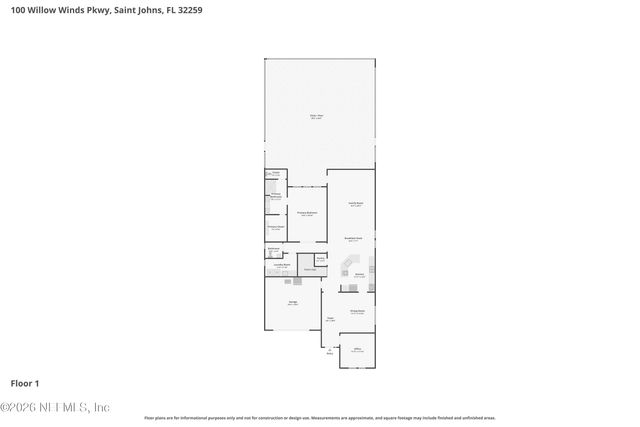 100 WILLOW WINDS Parkway, St. Johns, FL 32259