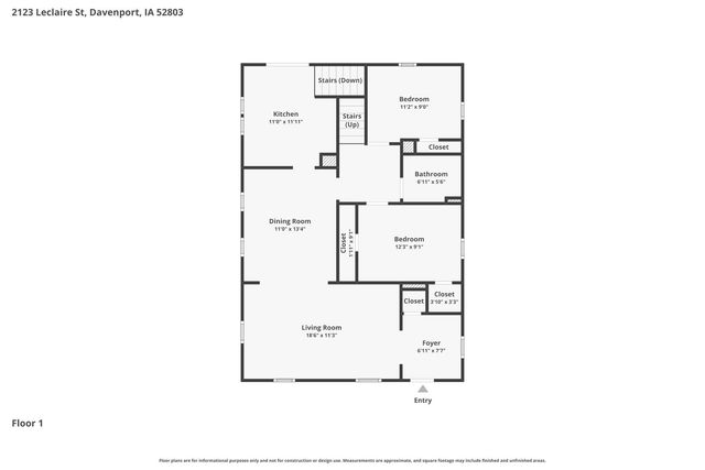 2123 Leclaire Street, Davenport, IA 52803