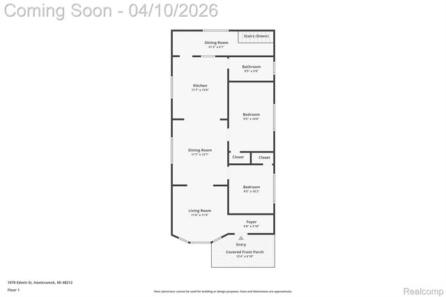 1970 Edwin Street, Hamtramck, MI 48212