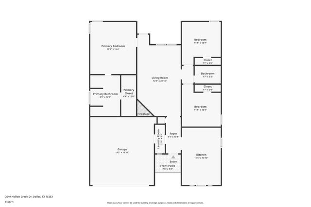 2049 Hollow Creek Drive, Dallas, TX 75253