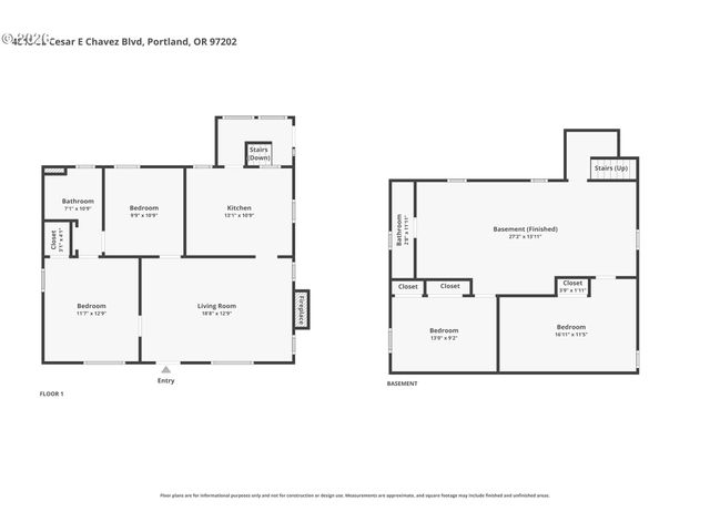 4815 Se CESAR E CHAVEZ Blvd, Portland, OR 97202