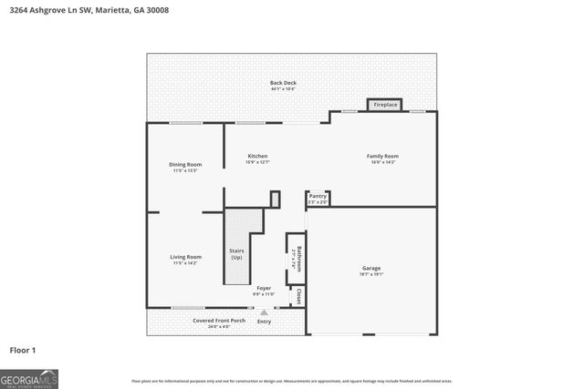 3264 Ashgrove Lane SW, Marietta, GA 30008