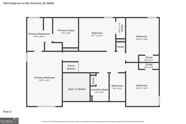 3264 Ashgrove Lane SW, Marietta, GA 30008
