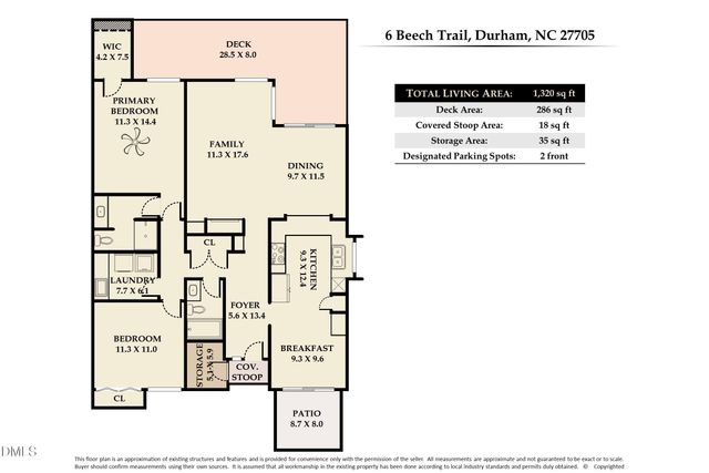 6 Beech Trail, Durham, NC 27705