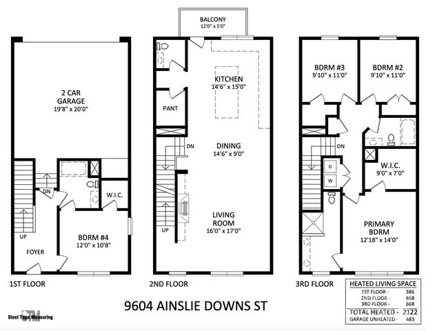 9604 Ainslie Downs Street, Charlotte, NC 28273