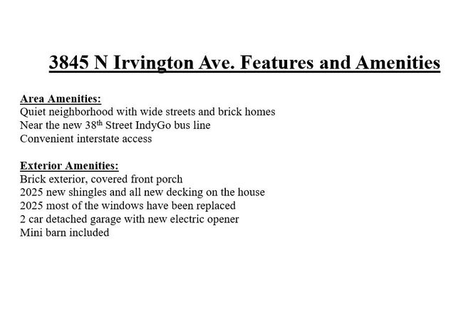 3845 N Irvington Avenue, Indianapolis, IN 46226