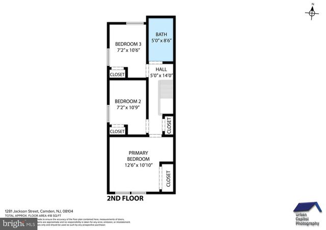 1281 JACKSON ST, Camden, NJ 08104