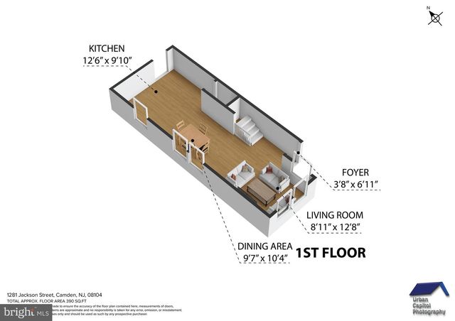 1281 JACKSON ST, Camden, NJ 08104