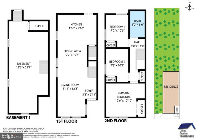 1281 JACKSON ST, Camden, NJ 08104