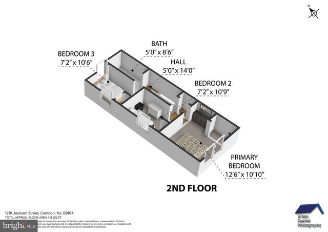 1281 JACKSON ST, Camden, NJ 08104