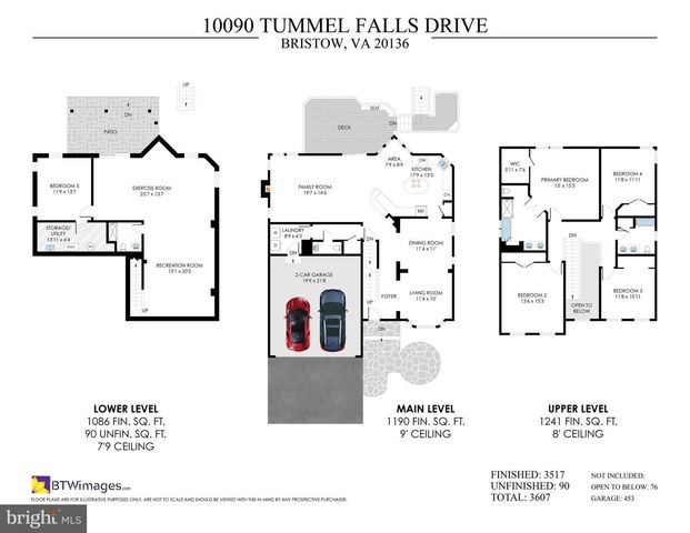 10090 TUMMEL FALLS DR, Bristow, VA 20136