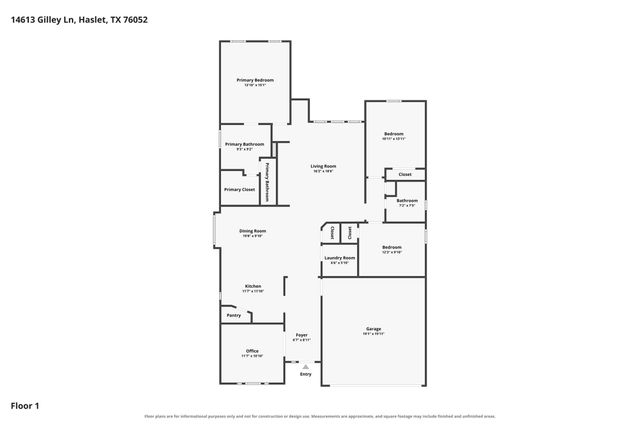 14613 Gilley Lane, Fort Worth, TX 76052
