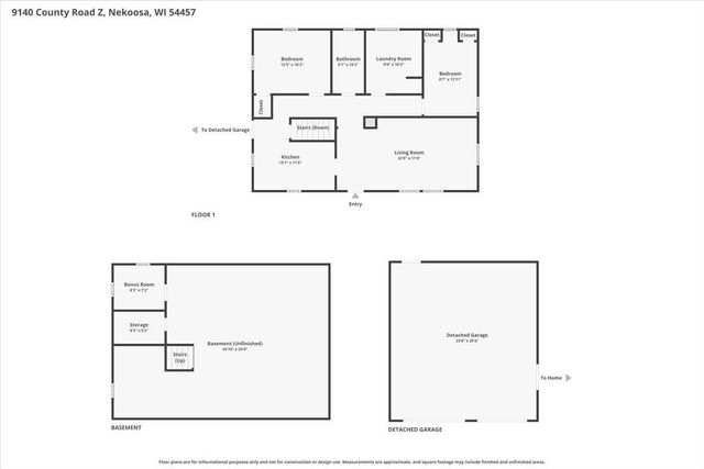 9140 COUNTY ROAD Z, Nekoosa, WI 54457